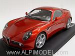 Alfa Romeo 8C Competizione 1/18 scale  (no opening features) in Gift Box with leather base