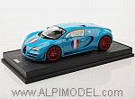 Bugatti VEYRON SUPERSPORT Special Edition  FLAG Collection FRANCE (Lim.Ed.12pcs) with display case