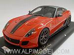 Ferrari 599 GTO 1/18 scale  (Red/Black) Gift box  leather base - Special Limited Edition 14pcs.