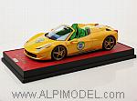 Ferrari 458 Spider Special Edition  FLAG Collection BRASIL (Lim.Ed.12pcs) with display case