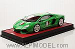 Lamborghini AVENTADOR LP700-4 Special Edition FLAG Collection ITALY (Lim.Ed.12pcs) with display case