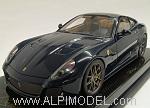 Ferrari 599 GTO 1/18 scale(Blu Pozzi) with display case - ONEOFF SERIES - Limited Edition ONE piece