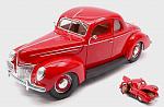 Ford Deluxe Coupe 1939 (Red) by MAISTO
