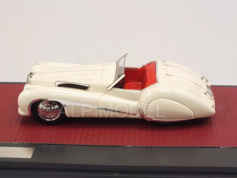 Jaguar SS100 2.5 Litre Roadster Vanden Plas 1939 (White) by matrix-models