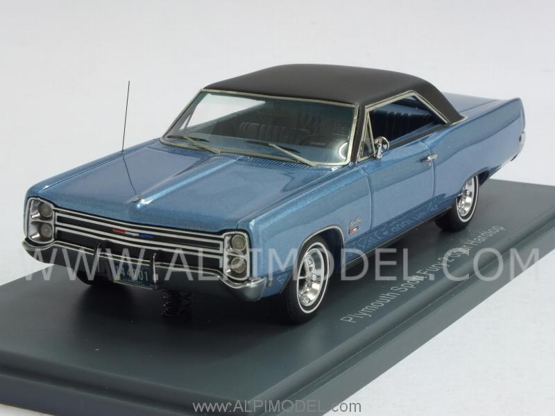 neo Plymouth Sport Fury 2- Door Hard Top 1968 (Light Blue Metallic