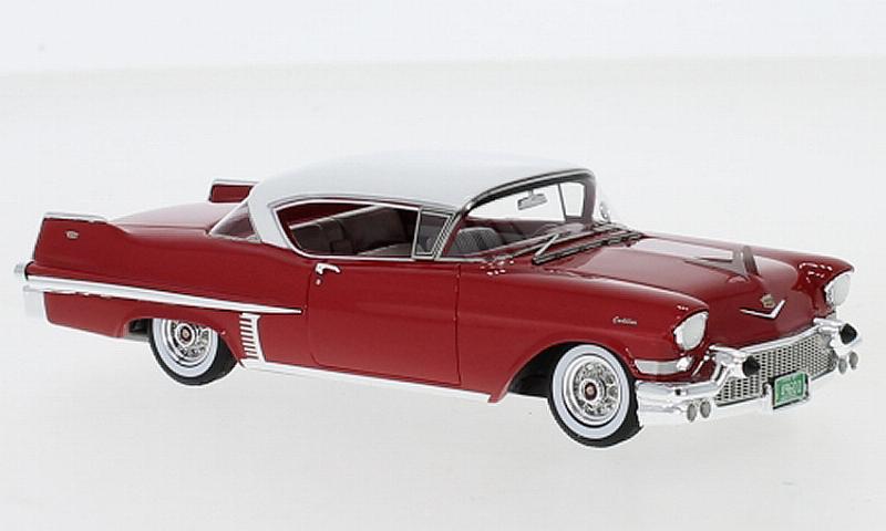 Cadillac Series 62 Hardtop Coupe 1957 (Red/White) by neo