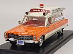 Cadillac S&S Ambulance 1966 (White/Orange)