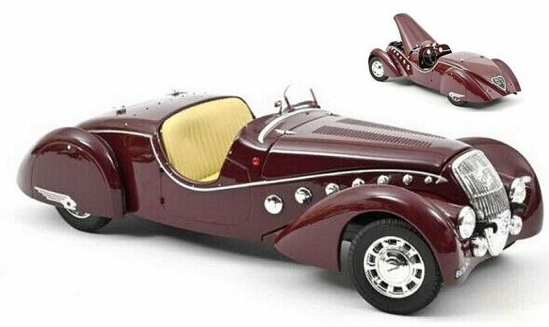 Peugeot 302 Darl'mat Roadster 1937 (Dark Red) by norev