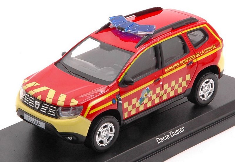 "Pompiers" with side square deco  Norev 1/43 Dacia Duster 2020 