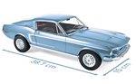 Ford Mustang GT 1968 (Light Blue Metallic)