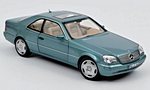 Mercedes CL600 Coupe 1997 (Blue Metallic) by NOREV