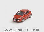 Peugeot 207 (Red) (H0 1/87 scale - 4cm)