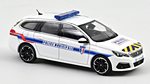 Peugeot 308 SW 2018 Police Municipale (Blue/Yellow Stripes)