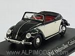 Volkswagen Beetle Cabriolet Hebmuller 1949 (Black/White)