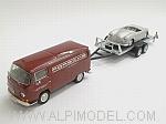 Volkswagen T2a 'Porsche'  with trailer and Porsche #1