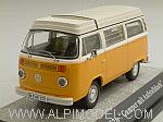 Volkswagen T2a Camper with foldable roof (Marino Yellow/White)