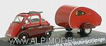 BMW Isetta with trailer (Red)