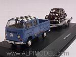 Volkswagen T2 'World of beetles' with trailer and VW Beetle