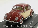 Volkswagen Beetle oval window (Red/Cream)