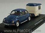 Volkswagen Beetle with Eriba Puch trailer