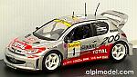 Peugeout 206 WRC M.Gronholm - T.Rautiainen Rally Monte Carlo 2001