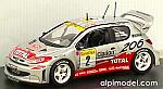 Peugeout 206 WRC D.Auriol - D.Giraudet Rally Monte Carlo 2001