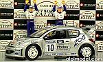 Peugeot 206 WRC M.Gronholm - T.Rautiainen RAC Rally  World Champion 2000