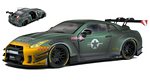 Nissan GT-R (R35) Liberty Walk Body Kit 2.0 2022 (Army Fighter Livery)
