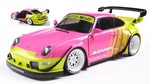 Porsche 911 (993) RWB Body Kit 2024 (Pink/Yellow) by SOLIDO