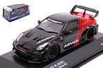 Nissan GT-R (R35) LB Works Coupe Advan 2016 (Black/Red) by SOLIDO