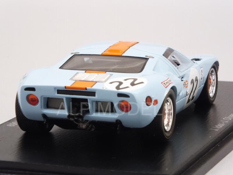Ickx/Oliver 1/43 Scale Spark 43SE69 Ford GT40 #22 Winner 12H Sebring 1969