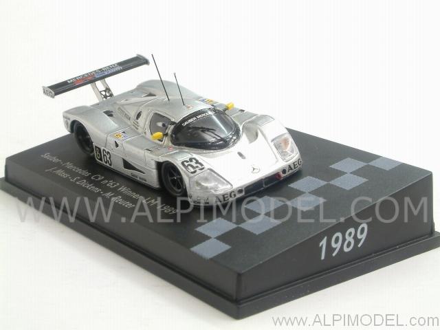 Sauber C9 Mercedes #63 Winner Le Mans 1989 Mass - Dickens - Reuter (H0- 1/87 scale - 5cm) by spark-model