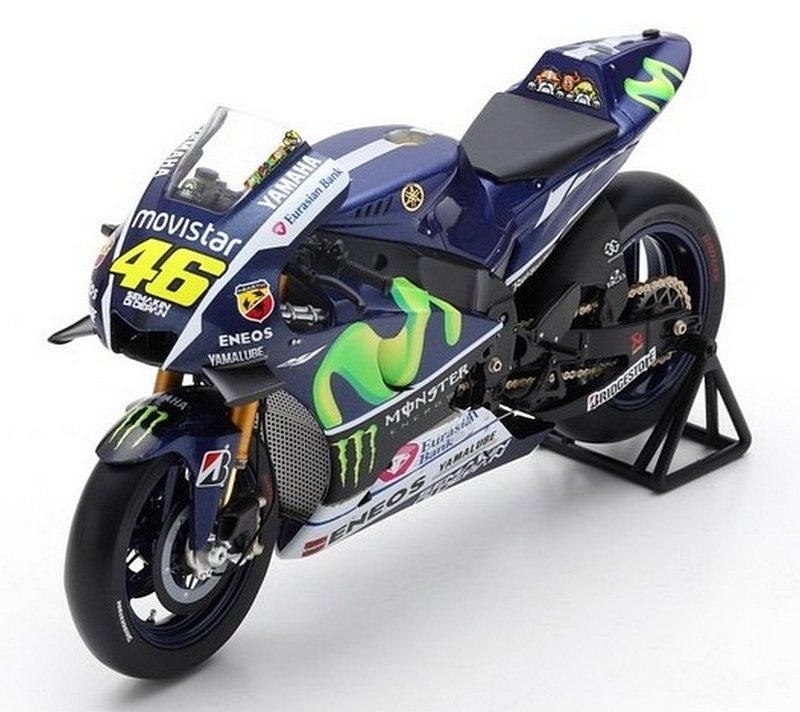 Details about   Yamaha Yzr-M1 #46 Winner Motogp Assen 2015 VALENTINO ROSSI SPARK 1:43 M43005 Mod 