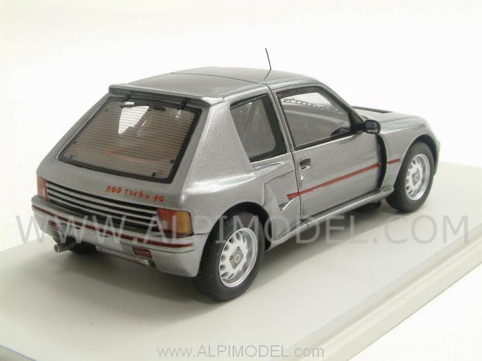 spark-model Peugeot 205 T16 Road Version 1984 (Dark Silver) (1/43