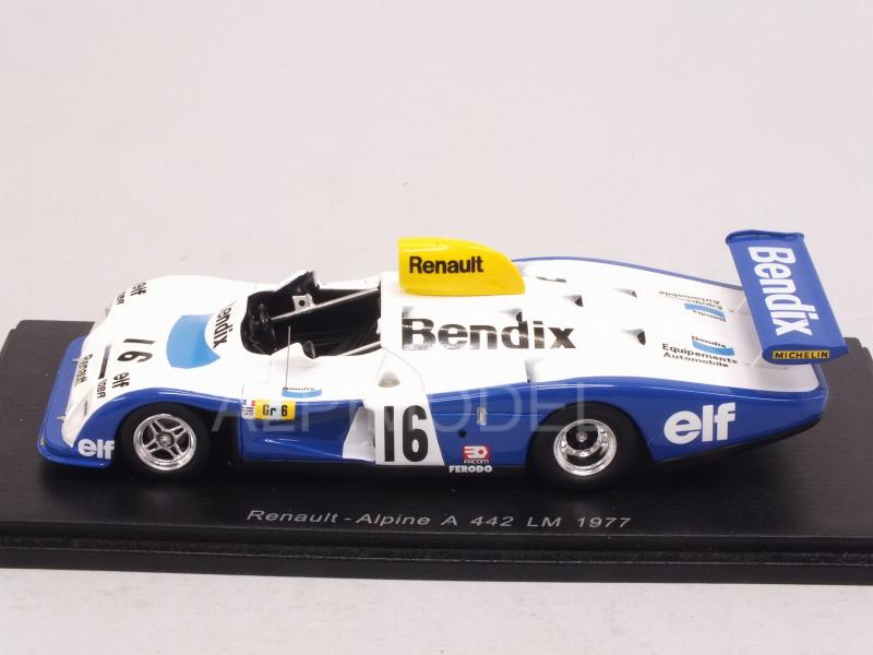 Alpine A442 Renault #16 Le Mans 1977 Pironi - Arnoux - Frequelin by spark-model