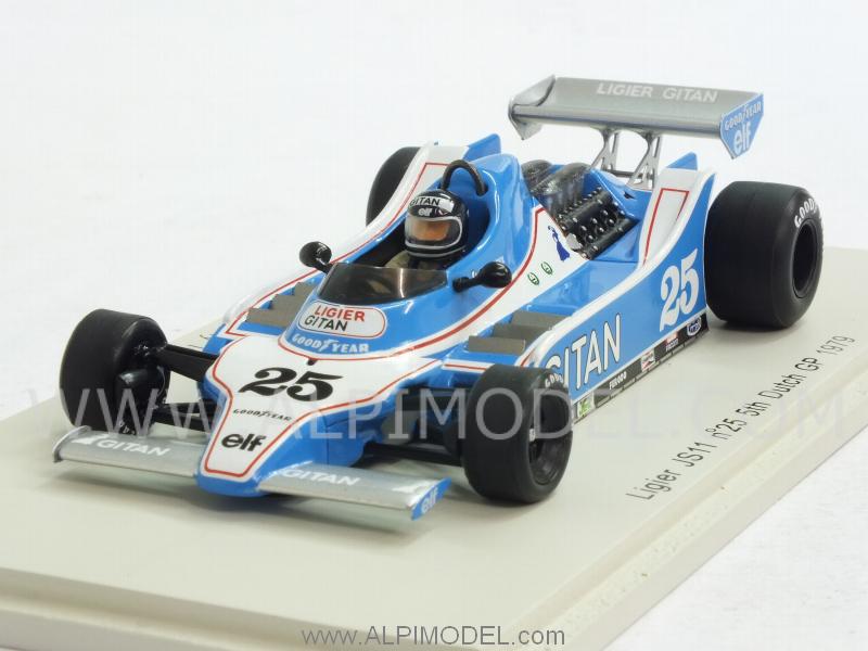 Gitane Spark 1/43 S3872 Ligier Ford JS11 Gitanes #25 Jacky Ickx Dutch GP 1979 Zandvoort 