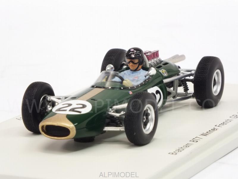 spark-model Brabham BT7 #22 Winner GP France 1964 Dan Gurney (1/43