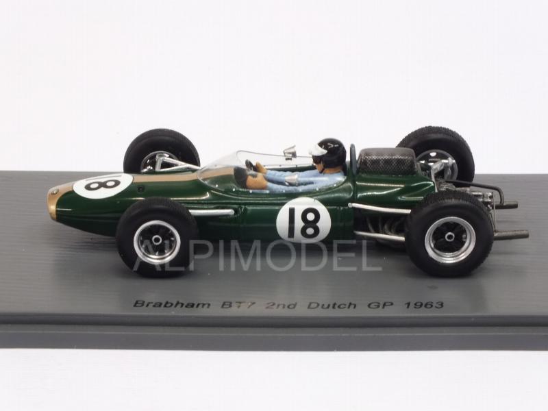 Dan Gurney 1/43 Scale Spark S5250 Brabham BT7 #18 2nd Dutch GP 1963