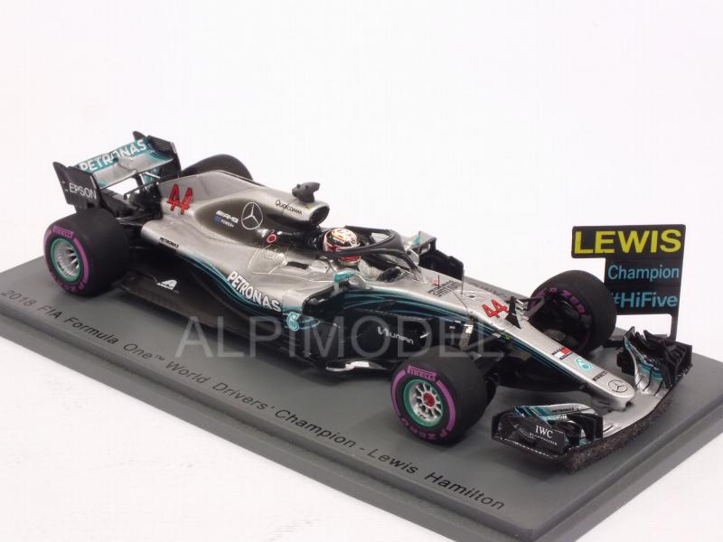 SPARK S6067 Mercedes W09 Mexican GP 2018 Champion-Lewis Hamilton 1/43 Scale 