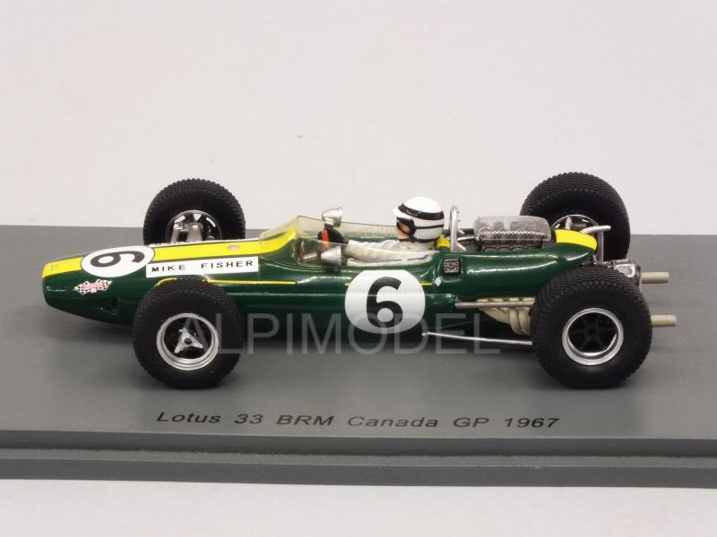 Lotus 33 BRM #6 GP Canada 1967 Mike Fisher by spark-model