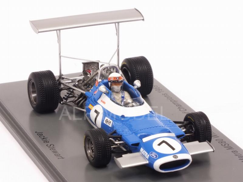 Matra MS80 #7 Winner Race of Champions 1969 Jackie Stewart by spark-model