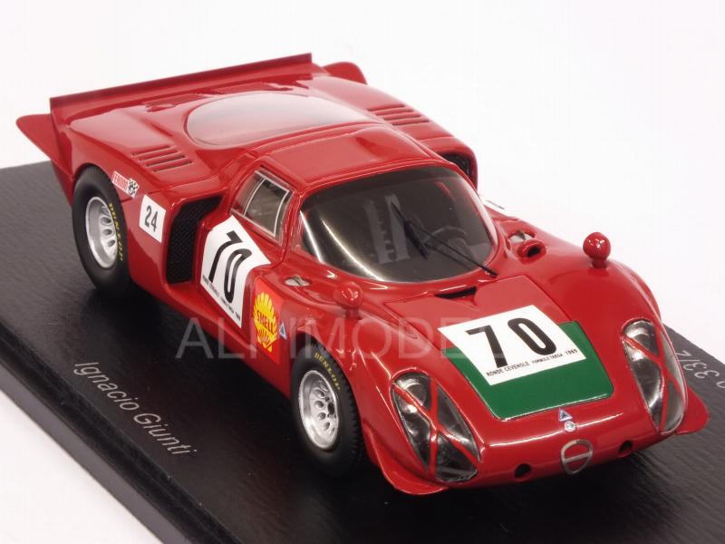 Alfa Romeo 33.2 #70 Winner Ronde Cevenole 1969 Ignazio Giunti by spark-model