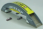 Dunlop Bridge Le Mans H0/1/87 (58x8x15h cm)(modelcars not included/automodelli non inclusi)