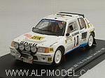Peugeot 205 T16 #10 Rally Monte Carlo 1986 Mouton - Harryman