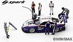 Figurine Set Porsche GT Team Le Mans 2018  (Car not included/Auto non inclusa)