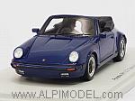 Porsche 911 3.2 Cabriolet 1989 (Blue) by SPARK MODEL