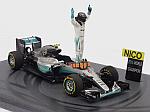 Mercedes W07 AMG Hybrid #06 GP Abu Dhabi 2016 World Champion Nico Rosberg  (with figurine)
