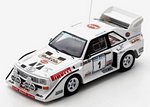 Audi Quattro S1 #1 British Ulster Rally 1985 Mouton - Pons