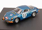 Alpine A110 Renault #11 Rally. Monte Carlo 1972 Andersson - Davenport