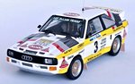 Audi Sport Quattro #3 Rally Sweden 1985 Mikkola - Hertz